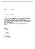 WGU D597 Task 1&colon; Database Design and Management Solution Analysis &vert; 2025&sol;2026 Update with complete solutions&period;
