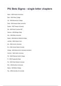 Phi Beta Sigma - single letter chapters NEWEST 2026&sol;2027 ACTUAL EXAM COMPLETE QUESTIONS AND CORRECT DETAILED ANSWERS &lpar;VERIFIED ANSWERS&rpar; &vert;ALREADY GRADED A&plus;&vert;&vert;BRAND NEW&excl;&excl;