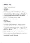 Zeta Phi Beta NEWEST 2026&sol;2027 ACTUAL EXAM COMPLETE QUESTIONS AND CORRECT DETAILED ANSWERS &lpar;VERIFIED ANSWERS&rpar; &vert;ALREADY GRADED A&plus;&vert;&vert;BRAND NEW&excl;&excl;