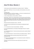 Zeta Phi Beta&colon; Module 3 NEWEST 2026&sol;2027 ACTUAL EXAM COMPLETE QUESTIONS AND CORRECT DETAILED ANSWERS &lpar;VERIFIED ANSWERS&rpar; &vert;ALREADY GRADED A&plus;&vert;&vert;BRAND NEW&excl;&excl;