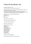 Pi Beta Phi New Member Test NEWEST 2026&sol;2027 ACTUAL EXAM COMPLETE QUESTIONS AND CORRECT DETAILED ANSWERS &lpar;VERIFIED ANSWERS&rpar; &vert;ALREADY GRADED A&plus;&vert;&vert;BRAND NEW&excl;&excl;