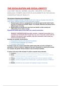 socialization and social identity
