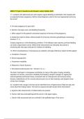 MSN 377 Exam 2 Questions and Answers Latest Update 2025