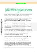 PN3 FINAL EXAM Questions and Answers  &lpar;100&percnt; Correct Answers&rpar; Already Graded  A&plus;