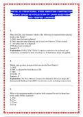 NM GS24 STRUCTURAL STEEL ERECTION PACKAGED EXAMS&colon; UPDATED EXAM QUESTIONS AND CORRECT ANSWERS WITH GUARANTEED PASS