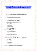 MISSISSIPPI &lpar;MS&rpar; COMMUNICATION SYSTEMS EXAM QUESTIONS AND ALL ANSWERS CORRECT &lpar;MULTIPLE CHOICE&rpar; NEWEST