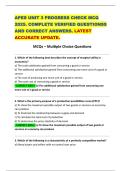 APES UNIT 3 PROGRESS CHECK MCQ 2025&period; COMPLETE VERIFIED QUESTIONSS AND CORRECT ANSWERS&period; LATEST ACCURATE UPDATE&period;