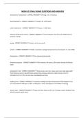 NRSM 101 FINAL EXAMS QUESTIONS AND ANSWERS