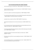 OSC TEST EXAM QUESTIONS WITH CORRECT ANSWERS