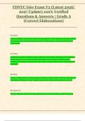 FDNYC G60 Exam V2 &lpar;Latest 2026&sol;  2027 Update&rpar; 100&percnt; Verified  Questions & Answers &vert; Grade A  &lpar;Correct Elaborations&rpar;