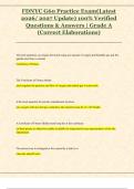 FDNYC G60 Practice Exam&lpar;Latest  2026&sol; 2027 Update&rpar; 100&percnt; Verified  Questions & Answers &vert; Grade A  &lpar;Correct Elaborations&rpar;