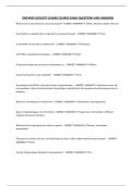 ONTARIO SECURITY GUARD COURSE EXAM QUESTIONS AND ANSWERS