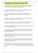 2018 NFPA 99 Medical Gas 6020 exam questions and 100&percnt; correct answers 2025