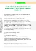 Praxis 5421 Study Guide Questions and  Answers &lpar;100&percnt; Correct Answers&rpar; Already  Graded A&plus;