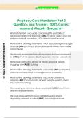 Prophecy Core Mandatory Part 3  Questions and Answers &lpar;100&percnt; Correct  Answers&rpar; Already Graded A&plus;