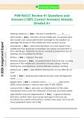 PSW NACC Review &num;1 Questions and  Answers &lpar;100&percnt; Correct Answers&rpar; Already  Graded A&plus;