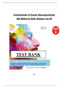 TEST BANK for Fundamentals of Human Neuropsychology&comma; 8th Edition by Bryan Kolb &ndash; Complete Verified Chapters 1&ndash;28 &vert; GRADED A&plus; &vert; Latest 2025 Full Version