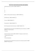 RFM STUDY GUIDE EXAM QUESTIONS AND ANSWERS