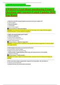 AWHONN Fetal Heart monitoring Exam 4 Questions and Answers Latest Updates 2025 Top Rated