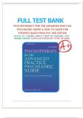 Test Bank for Psychotherapy for the Advanced Practice Psychiatric Nurse&colon; A How To Guide for Evidence Based Practice 3rd Edition Wheeler&comma; 9780826193797&comma; All Chapters with Answers and Rationals
