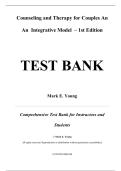 Test Bank For Counseling and Therapy for Couples An Integrative Model&comma; 1st Edition by Mark E&period; Young