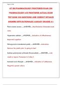 ATI RN Pharmacology Proctored Exam 2025 - Comprehensive Test Bank & Study Guide