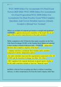 WGU D550 Ethics For Accountants OA Final Exam  Newest 2025-2026&sol; WGU D550 Ethics For Accountants  OA Final Preparation&sol;WGU D550 Ethics For  Accountants OA Final Practice Exam With Complete  Questions And Correct Detailed Answers &vert;Already  Graded A&plus;&vert;Brand 