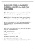 EMD COURSE VERSION 14 EXAMINATION GUIDE 2026 COMPLETE Q&A STUDY PACK FULLY VERIFIED