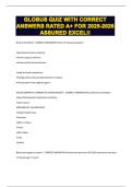GLOBUS QUIZ WITH CORRECT ANSWERS RATED A&period;pdf