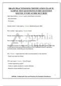 BRAZE PRACTITIONER CERTIFICATION EXAM W&sol; SAMPLE TEST QUESTIONS&vert; EVERY QUESTION SOLVED &vert; EVERY SCORE SECURED&excl;
