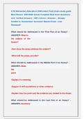 ILTS Elementary Education &lpar;305Content Test&rpar; Exam study guide  Most Recent  2025&sol;2026 Actual Complete Real Exam Questions  And  Verified Answers &vert; 100&percnt; Correct  Answers &vert;  Already  Graded A&plus; Guaranteed  Success&excl;&excl; Newest Exam &vert; Just  Released&excl;&excl;