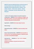 NUR-641E Advanced Pathophysiology and Pharmacology for  the Nurse Educator Exam&comma; Most Recent Exam  Version  2025&sol;2026 Actual Complete Real Exam  Questions  And      Verified  Answers  &vert; 100&percnt; Correct  Answers &vert;  Already                   Graded  A&plus; Guarant