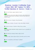 Dynatrace Associate Certification Exam &lpar;Latest 2026&sol; 2027 Update&rpar; V2&vert; 100&percnt; Verified Questions & Answers &vert; Grade A