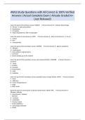 AWLS Study Questions with All Correct & 100&percnt; Verified Answers &vert;Actual Complete Exam&vert; Already Graded A&plus; &lpar;Just Released&rpar;
