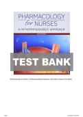  Pharmacology for Nurses&colon; A Pathophysiological Approach 6th Edition &lpar;Adams&rpar; Test Bank &ndash; Merged Exam Questions and Answers