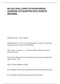 HSC 4551 FINAL&comma; SURVEY OF HUMAN DISEASE&colon; &lpar;QUIZBANK&rpar; 1799 QUESTIONS WITH COMPLETE SOLUTIONS&period;