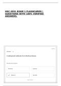 HSC 4551 EXAM 1 FLASHCARDS &vert; QUESTIONS WITH 100&percnt; VERIFIED ANSWERS&period;