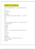 Competitive English Fillers &ndash; Comprehensive Guide & Practice Exercises