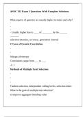 ANSC 322 Exam 3 Questions With Complete Solutions