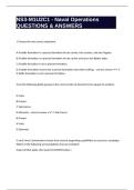 NS3-M1U2C1 - Naval Operations QUESTIONS & ANSWERS