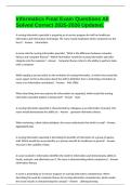 Informatics Final Exam Questions All Solved Correct 2025-2026 Updated&period;