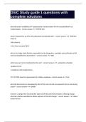 OSIC Study guide 1 questions with complete solutions