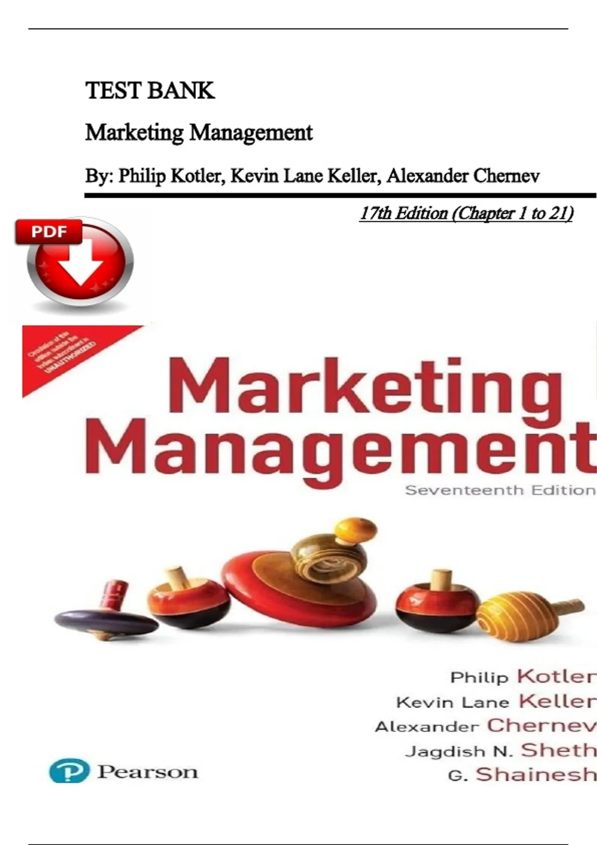 Test Bank – Marketing Management, 17th Edition by Kotler, Keller ...