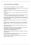PH 102 QUESTIONS & ANSWERS