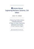 Engineering Mechanics Dynamics 15th Edition Study Solutions &vert; Practice Problems & Step-by-Step Answers &vert; Hibbeler