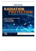 Test Bank Radiation Protection in Medical Radiography 9E by Sherer &vert; Chapters 1&ndash;14 2025&sol;2026