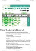 Contemporary Practical&sol;Vocational Nursing 9th Edition Test Bank &vert; Kurzen & Barrett Nursing Practice Questions