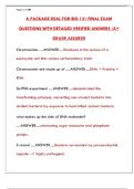 BIO 121 Final Exam Package Deal 2025 - Questions & Verified Answers