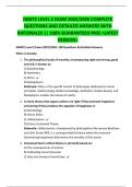 DANTE LEVEL 2 EXAM 2025&sol;2026 COMPLETE  QUESTIONS AND DETAILED ANSWERS WITH  RATIONALES &vert;&vert; 100&percnt; GUARANTEED PASS <LATEST  VERSION> 