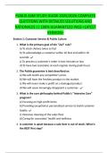 PUBLIX ASM STUDY GUIDE 2025&sol;2026 COMPLETE  QUESTIONS WITH DETAILED SOLUTIONS AND  RATIONALES &vert;&vert; 100&percnt; GUARANTEED PASS <LATEST  VERSION> 